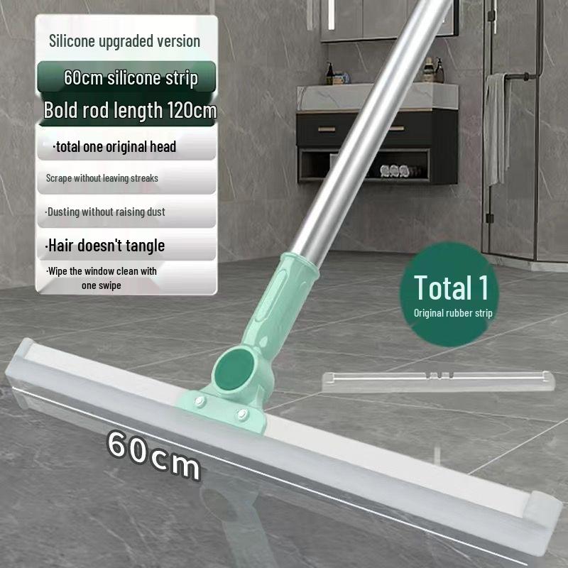 XL Silicone Magic Broom for Home, Bathroom, and Wood Floors – Ideal for Sweeping, Hair Removal, and Water Wiping