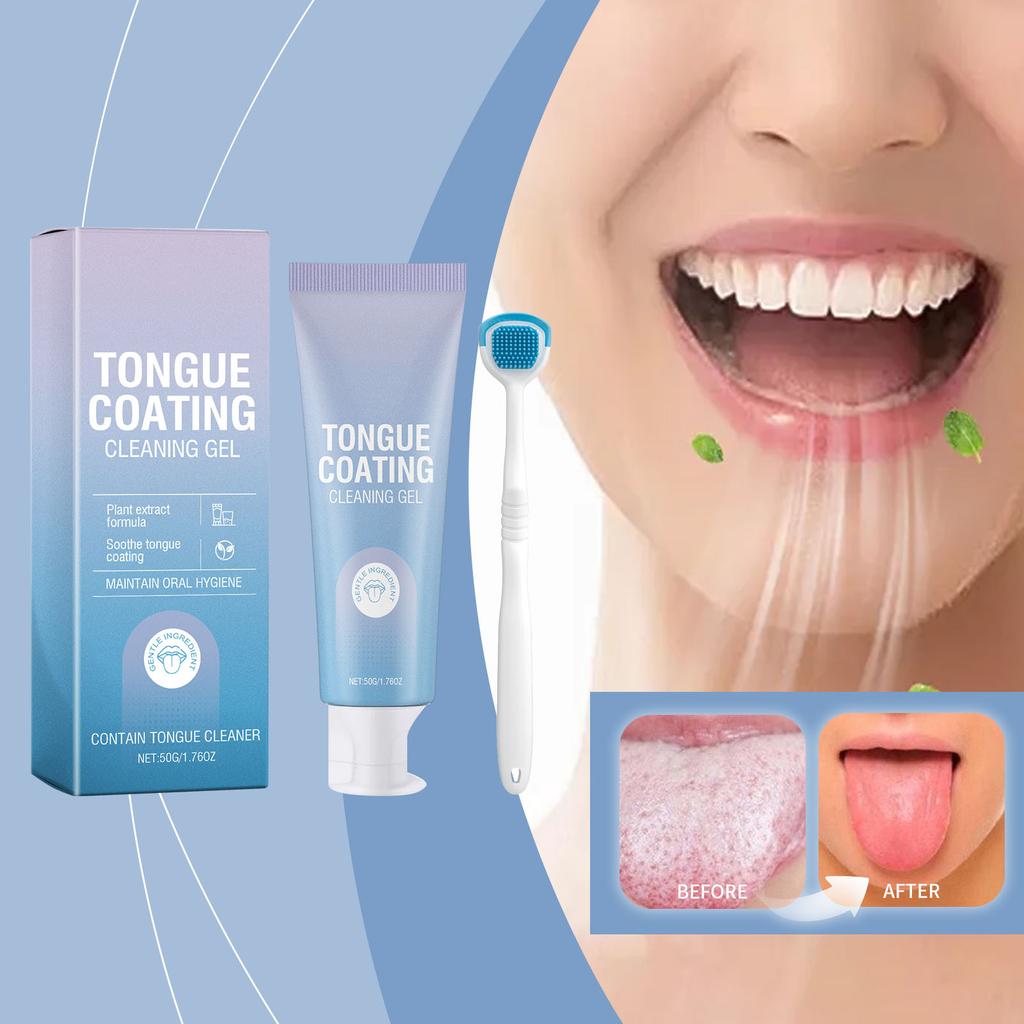 Tongue Cleaning Gel Effectively Cleans The Tongue Coating And Restores Oral Freshness With Continuous Use.