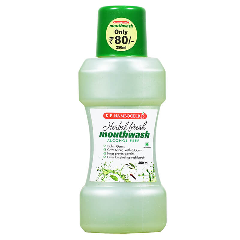 Ополаскиватель для полости рта (250 мл), Herbal Fresh Mouthwash, K.P. Namboodiri s 11.5