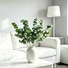 1Pcs 75cm Artificial Eucalyptus Leaf Silk Green Fake Leaf Branch Without Vase Flower Branch Wall Material Plants for Party Decor