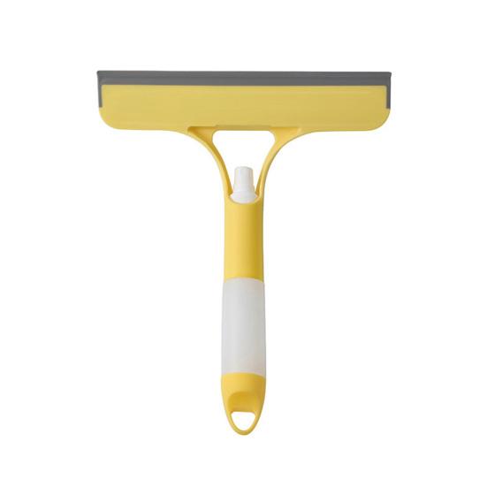 3 In 1 Window Squeegee Cleaner with Spray Bottle Ergonomic Design Double-sided Wipe Window Scrubber Cleaning Tool