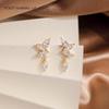 925 Silver Ear Needle High Luxury Earrings Colored Zircon Leaf Tassel Design Exquisiteearrings for women Jewelry Party