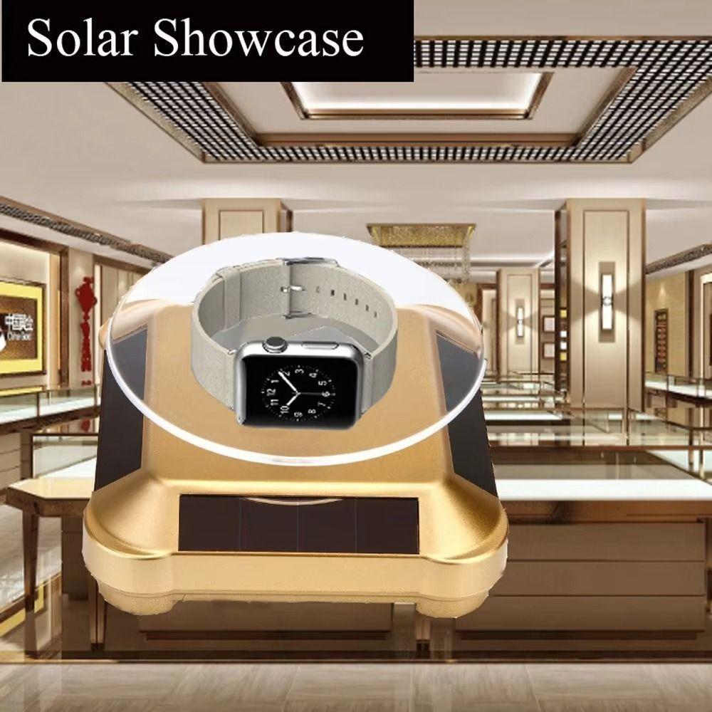 Displaying Watches Rotating Table Solar Power Turntable Designed Rotating Display Stand  For Shop