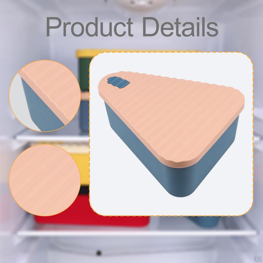 Food Grade Silicone Pizza Storage Box Lunch Sturdy Multipurpose Easy Cleaning for Home & Travel