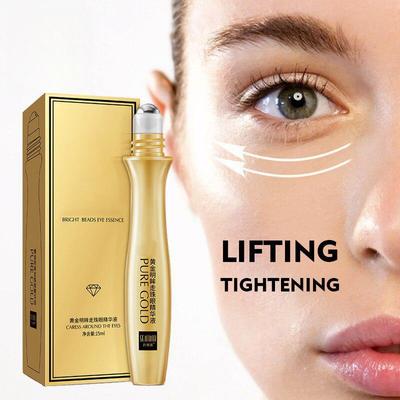 Aydınlatıcı Göz Rulosu Serum Şişlik Koyu Halkalar Göz İnce Çizgileri Anti-Aging Nemlendirici Sıkılaştırıcı Göz Kremi