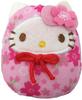 Nakajima Corporation Sakura Daruma Magnet, Hello Kitty, Rosa, 205391-24