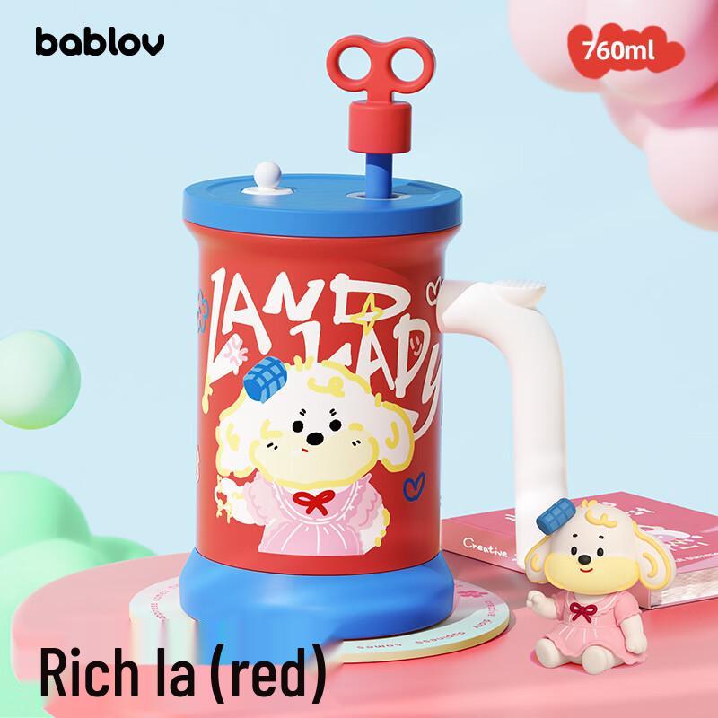 

BABLOV Stylish Large Capacity Insulated Straw Cup for Women