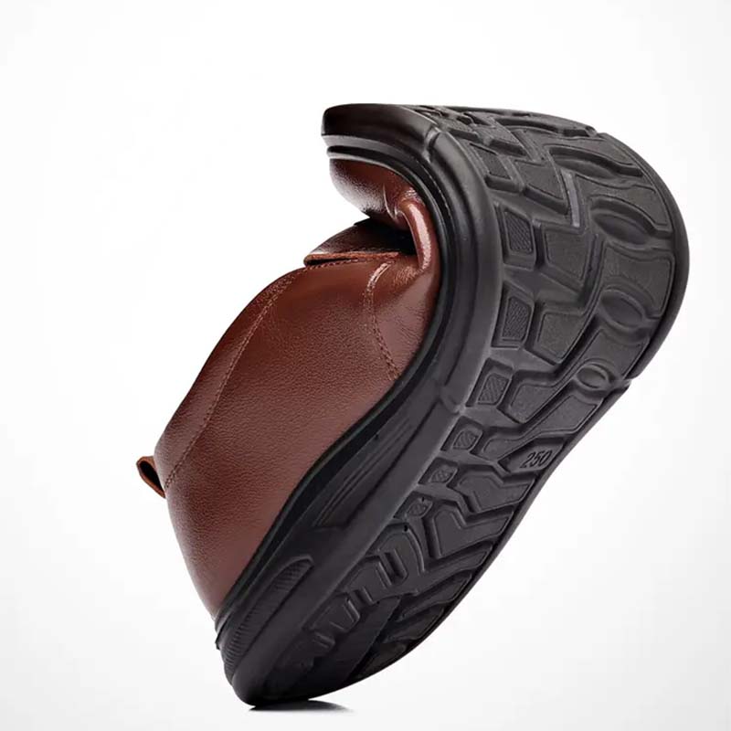 Pánské zimní kožené ležérní boty mokasíny luxusní značky pohodlné teplé plyšové pánské společenské boty nadměrná velikost 38-44