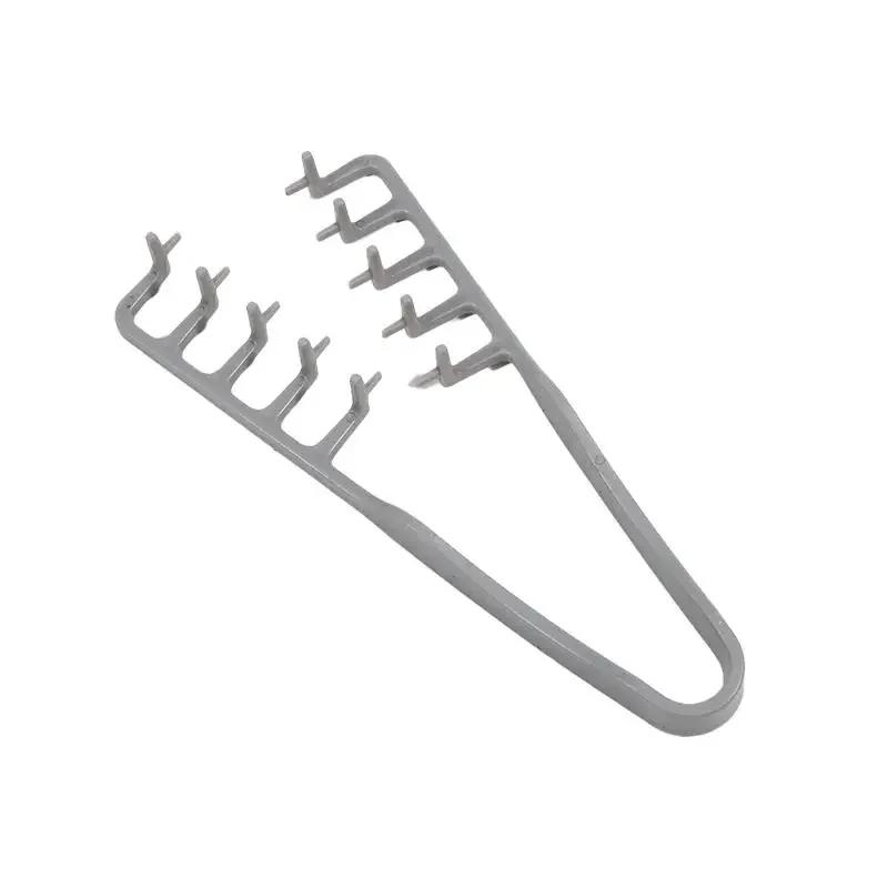 Fluffy Texture Styling Comb Volumizing Wide-Tooth Hairbrush Plastic Hairdressing Comb Hair Bang Curling Tools Barber Accessories