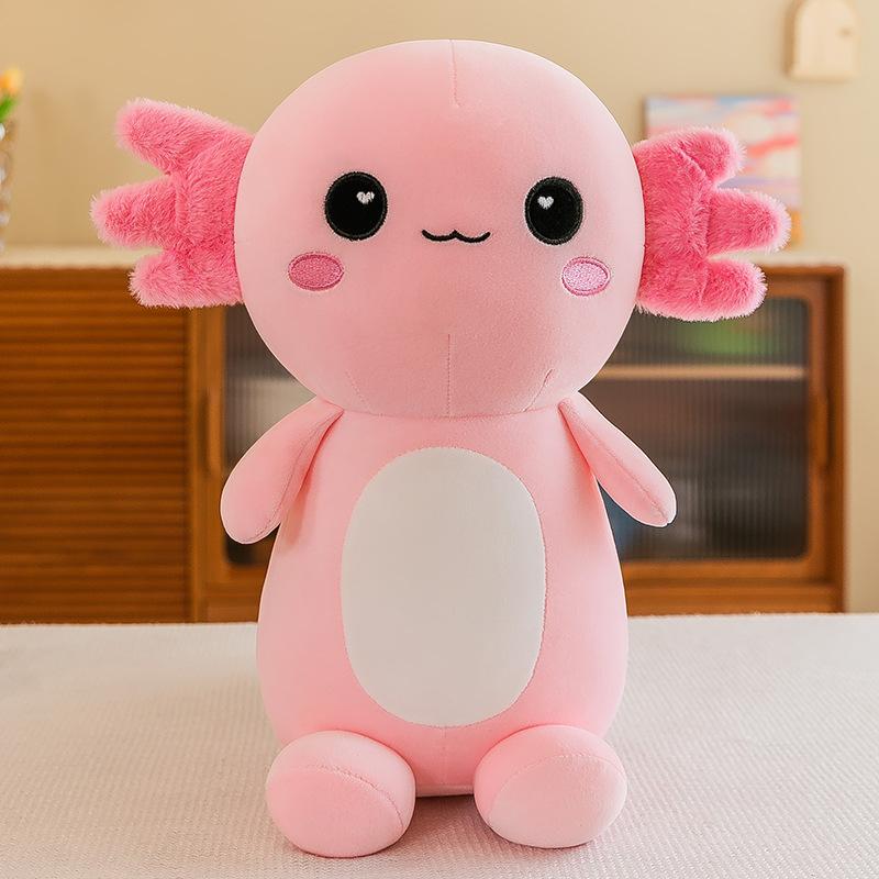 Kawaii Cartoon Axolotl Pluche Speelgoed Super Zachte Salamander Dier Gevuld Pluche Poppetje Schattige Woondecoratie Voor Vrienden Halloween Cadeau