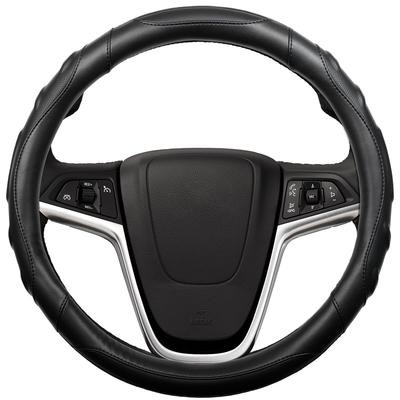 AURAX Lenkrad S Licht Normales Lenken 3D Bezug, Größe, Auto, Auto, Bezug, 36,5-37,9cm, Griff, Rutschfest (Schwarz)