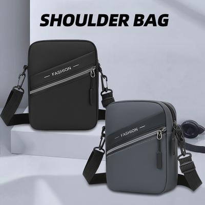 2025 Nowa męska torba crossbody Lekka do dojazdów do pracy Wielowarstwowa torba na ramię Prosta moda Torba męska