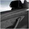 Italy Super Suede Door Handle Panel Trim Cover Door Sticker For Tesla Model 3 Y - Styling Interior Decoration Accessory