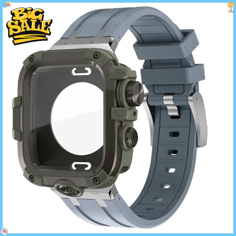 Vollständige Hülle + Armband für Apple Watch Ultra 3 2 49mm Harte Stoßstange GWG Style Displayschutzfolie für iWatch Series 11 10 46MM 45MM 4