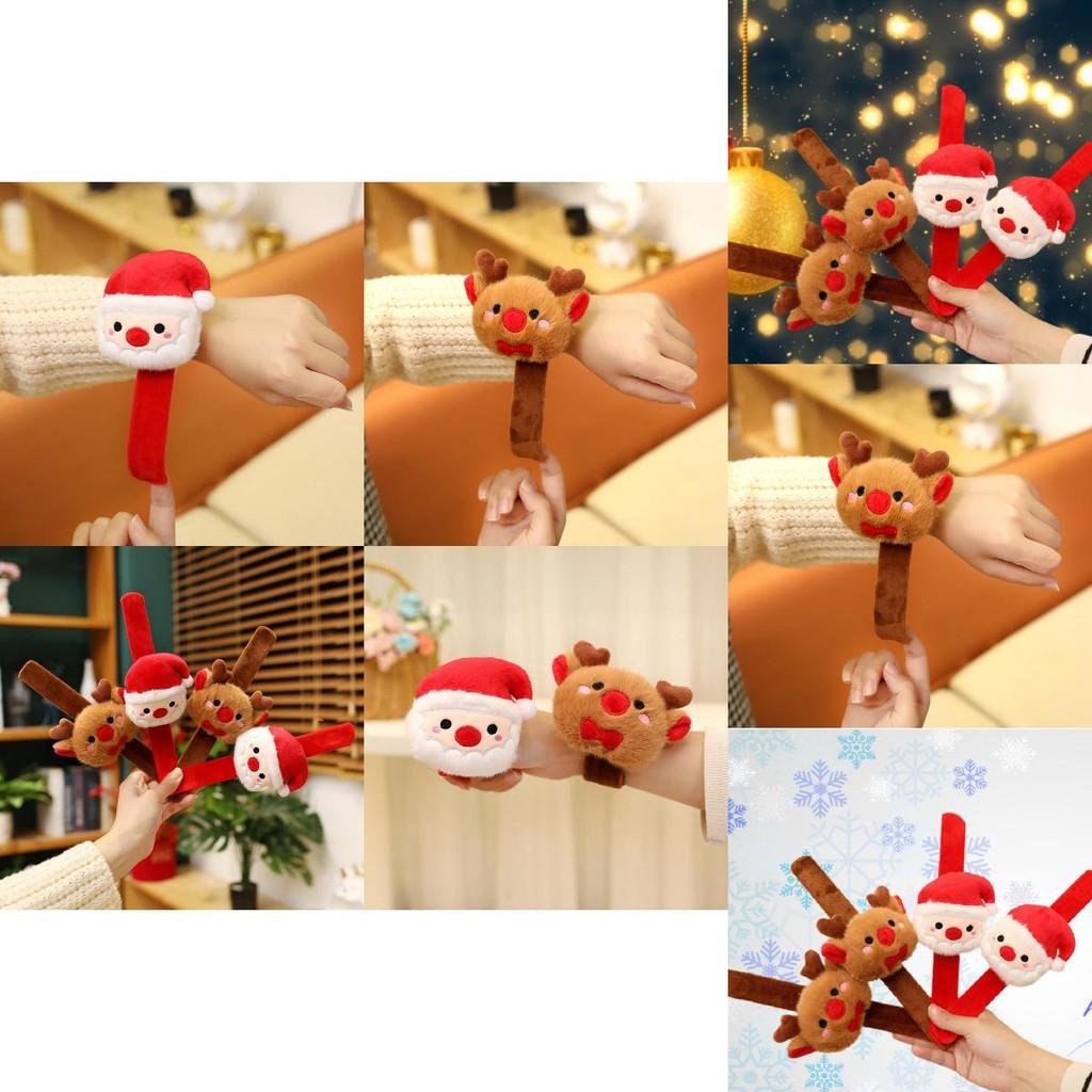 Lovely Santa Ring Plush Toy With Cute Reindeer Design Ideal For Christmas Presents