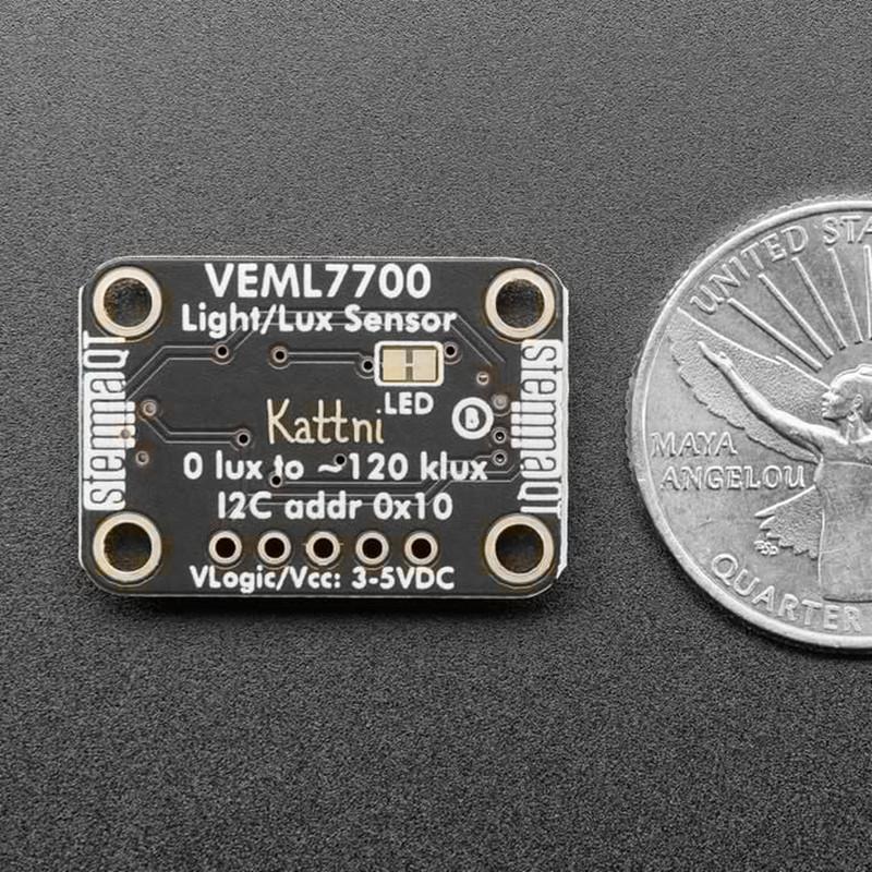 

1pcs 5378 Right Angle VEML7700 Lux Sensor - I2C Light Sensor - STEMMA QT / Qwiic for Adafruit 1pcs