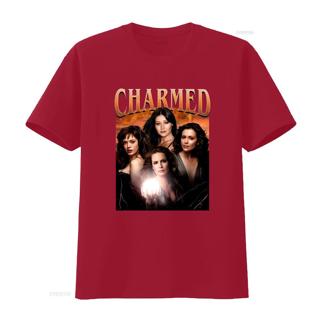 Maglietta Vintage Charmed Serie TV Perfetta per l'Uso Quotidiano Disponibile in Tutte le Taglie S 4XL vintage Lavata Unisex Leggermente homme