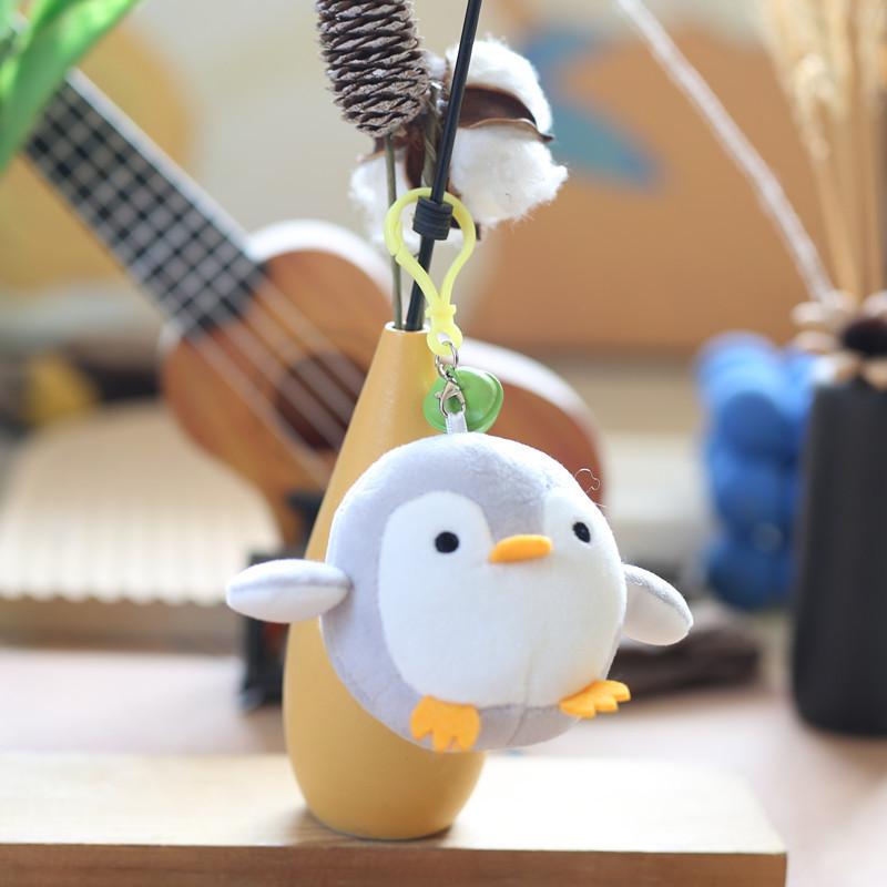 Soft And Fluffy Penguin Plushie Keychain For Bags And Accessories