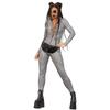 Fever Damen Miss Whiplash Disco Holografischer Catsuit
