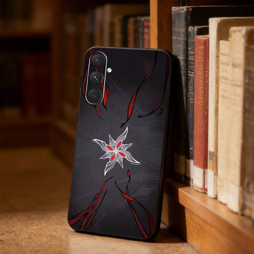 

Arlecchino Genshin lmpact Phone Case For Samsung S26,S25,S24,S23,S22,S21,Ultra,Plus,FE Black Soft Cover Samsung S24ULTRA