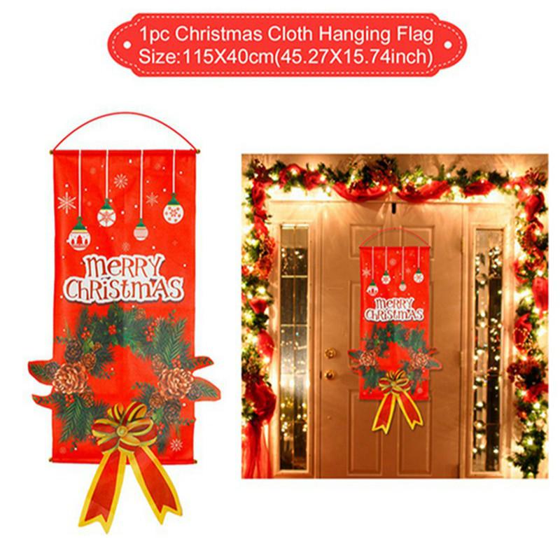 

Веселый Рождественский Декор Навидад Рождественские Украшения Рождественская Дверь Рождество С Новым Годом garland