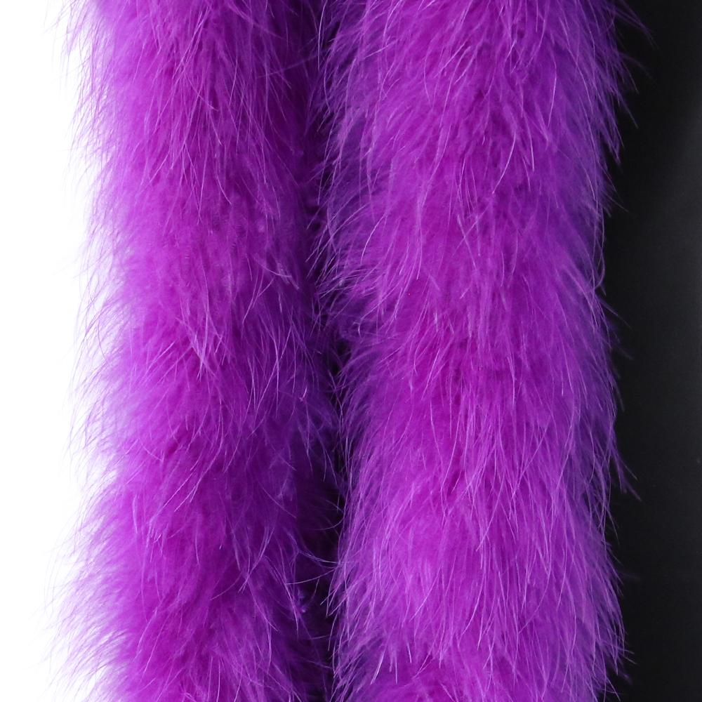 2M Fluffy Marabou Feather Boa For Crafts Wedding Party Costume Stage Decoration Fuzzy Feathers Boas Trim Stripe Diy Plume 50Gram