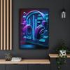 Colorful Punk Neon 80s Gamer Controller Cool Gaming Poster For Wall Art Esports Game Kawaii Room Decor Posters Canvas Painting