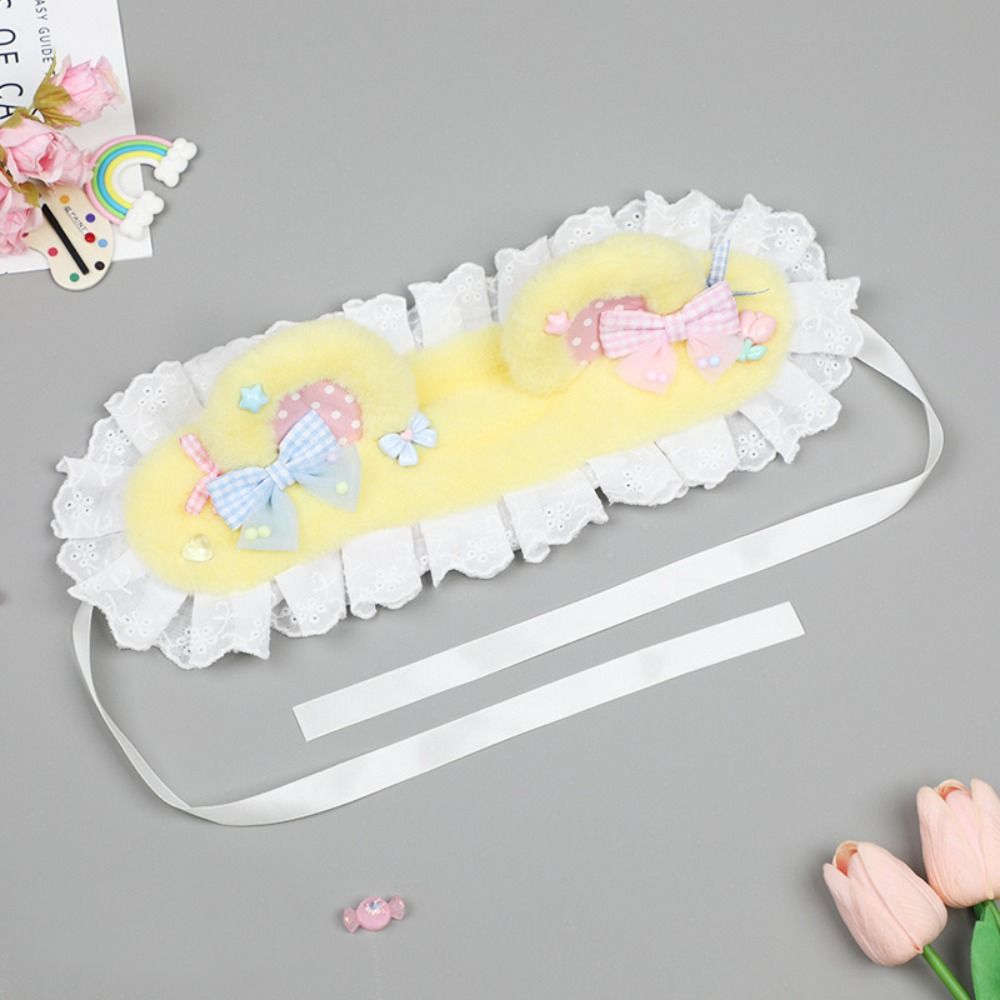 Lace Bear Ear Hair Band Furry Lolita Bandeau Funny Cat Ears Headband  Lolita Accessories