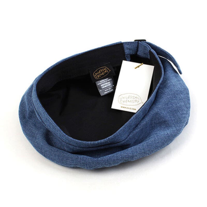 Universal Chemistry Belted Washing Denim Beret Beret