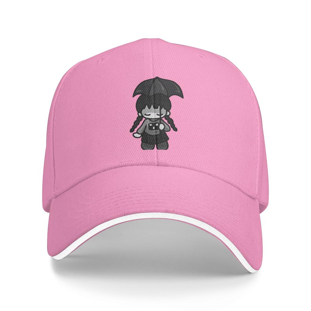 Men Women rainy cute Yume Nikki  Hat Stylish Baseball Cap  Trucker Hat Golf Headewear Gift