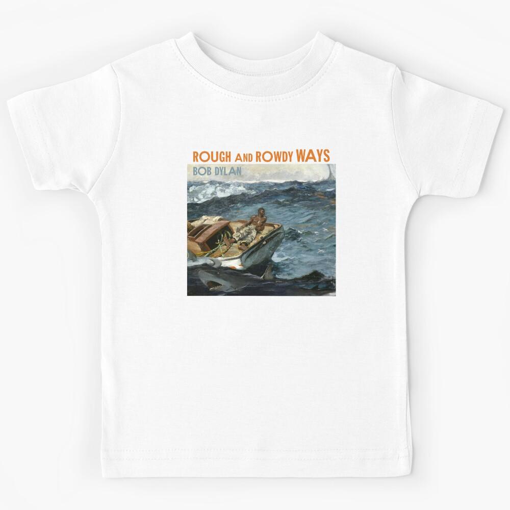 Rough and Rowdy Ways Tour 2022 Masfeb Album Cover Kids T-Shirt 110