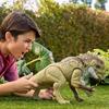 Mattel Jurassic World Battle Action Roaring Distortosaurus Rex Figure - Brown - 50cm - Ages 4+ - JGB58