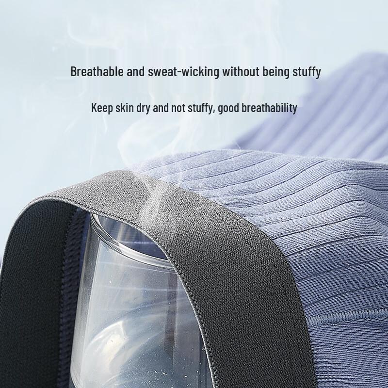 Men's 3-Pack Pure Cotton Antibacterial Breathable Boxer Briefs