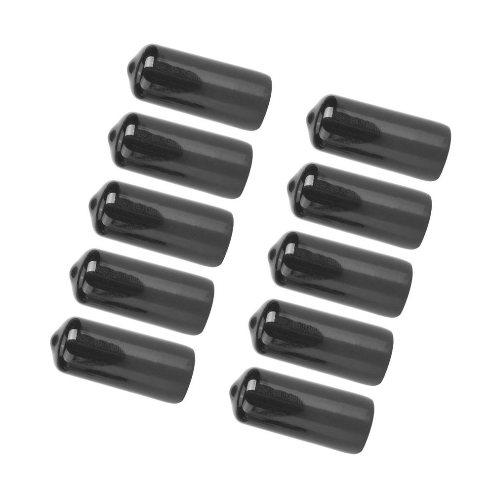 10PCS Small Head Pool Stick Tip Cover Durable Cue Tip Head Cover Pool Cue Tip Protector  Stick Cover