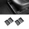 4Pieces Underseat Organizer Tray TPE Car Accessories Easy To Install Container Drawer Holder Under