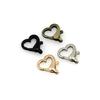 10Pcs Alloy Lobster Clasps Buckle Heart Shape Gold Color Hooks Connectors for DIY Jewelry Making Findings Accessories