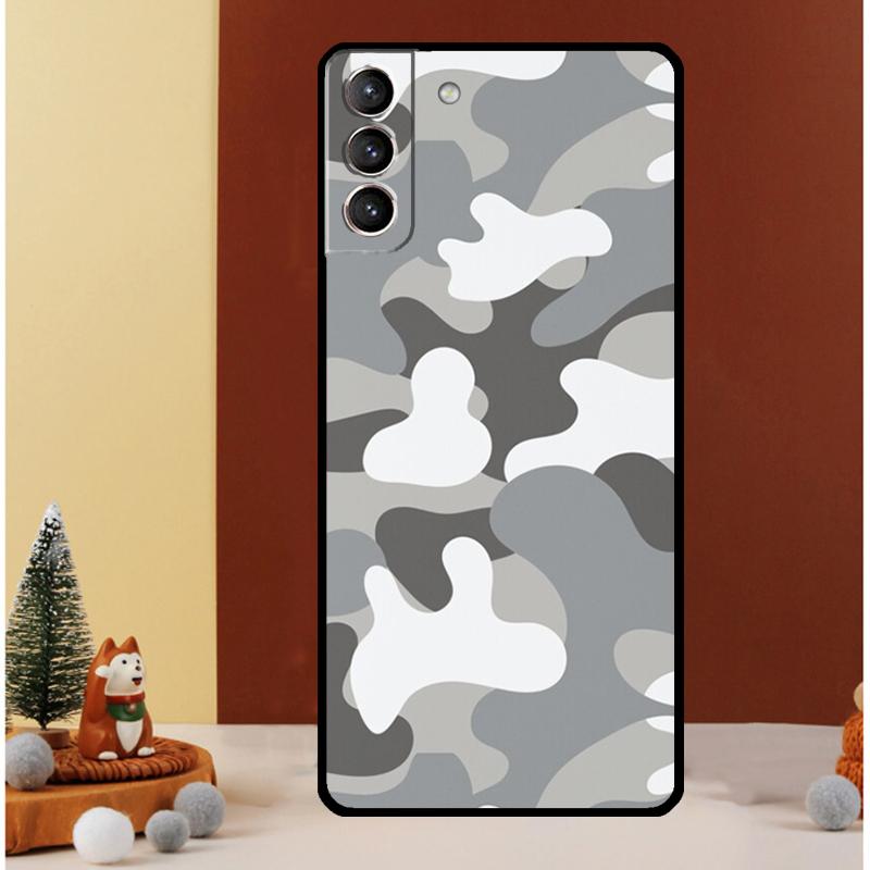 Camouflage Camo Case For Samsung Galaxy S25 S26 Ultra S21 S22 S20 S23 S24 Ultra S10 Plus S25 FE Cover Funda