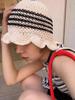 Y2K Korean-Japanese Hand Bucket Crochet Bucket Hats For Women Spring Autumn Winter Sun Cap Female Bow Designer Bob Basin Gorro