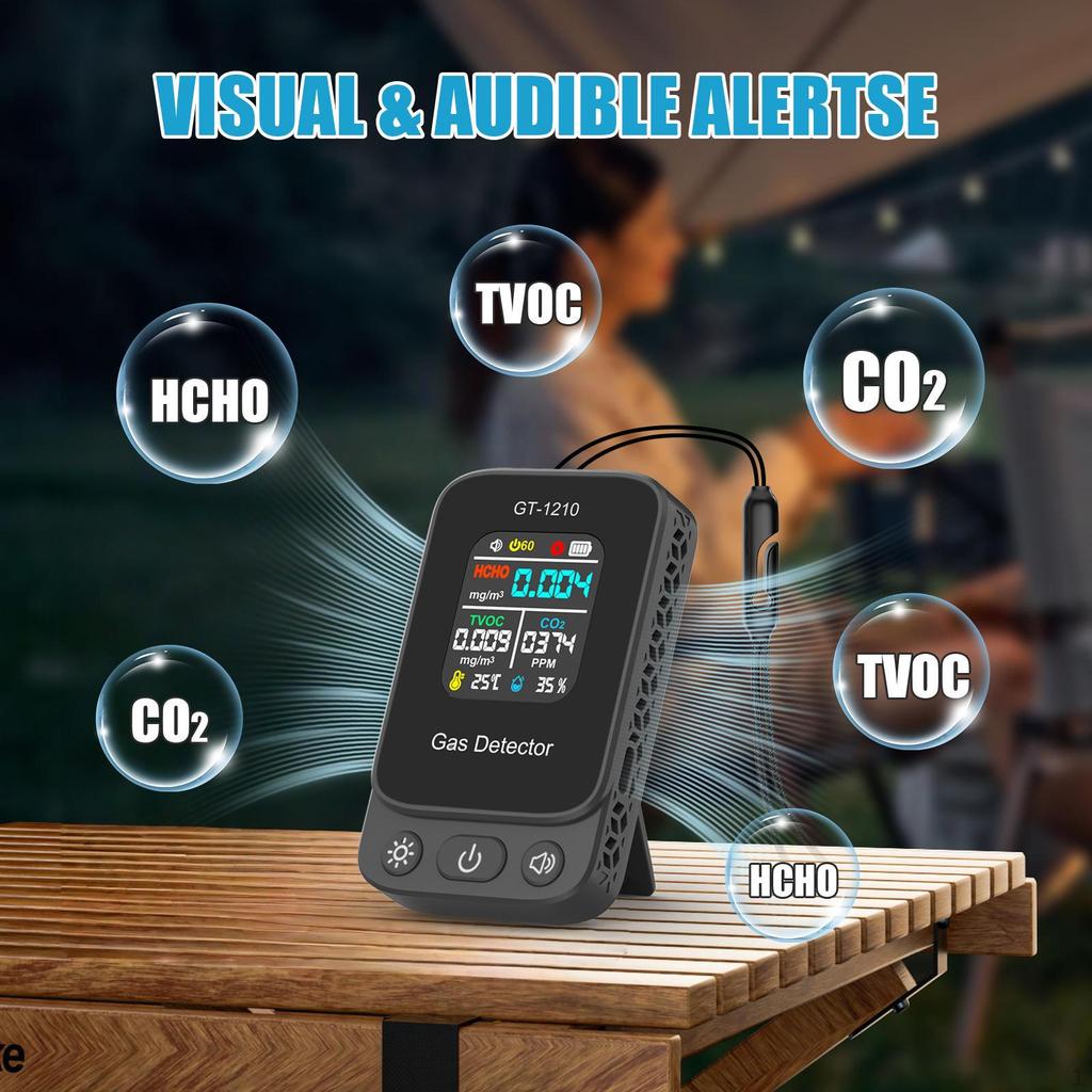 Air Quality Meter Digital Temperature Humidity Tester for Business Yard Home