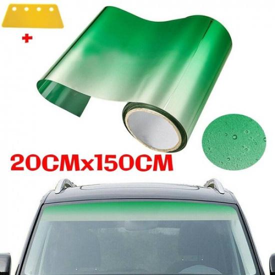 150cm Green Sun Visor Strip Tint Film Car Front Windshield UV Banner Shade New