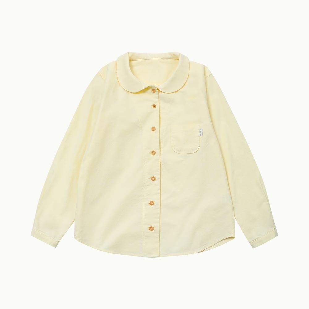 CHIQUITA Round Shirt (Oxford) Yellow 241302Syl