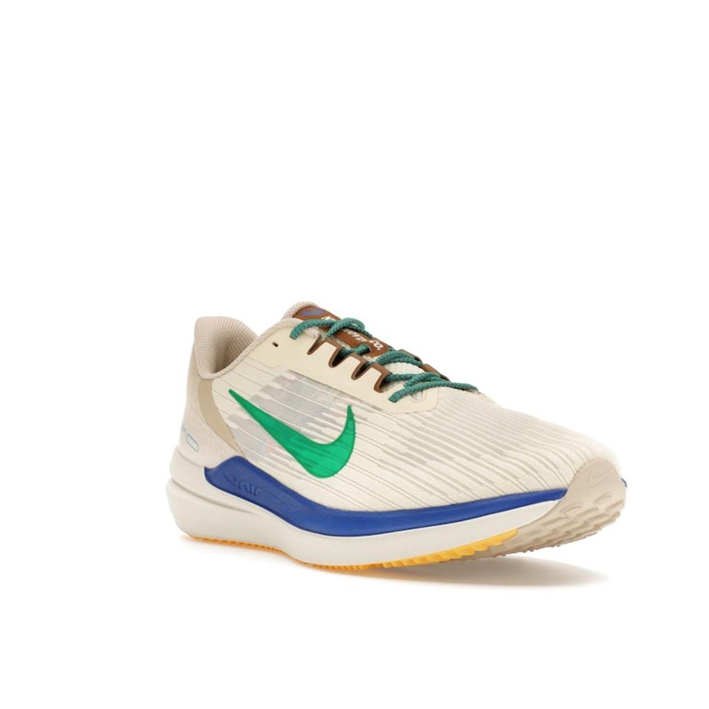 Nike Air Winflo 9 Premium Coconut Milk Stadium Green Men Sneakers Cream Sanddrift Racer-Blue DV8997-100