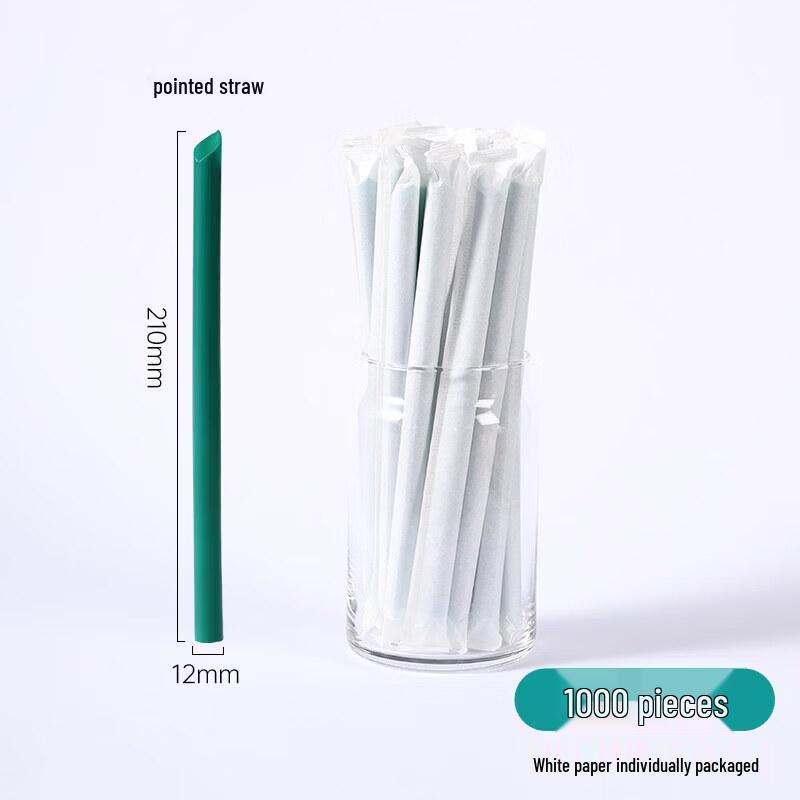 Qiwei Individually Wrapped Disposable Plastic Stirring Straw