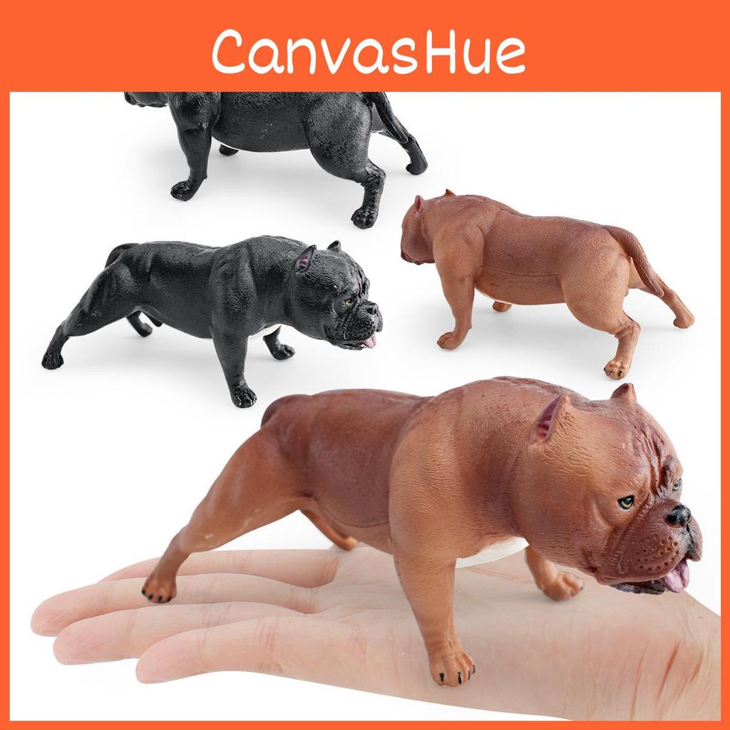 American Bully Pitbull Pvc Model Toy For Childrens Learning And Social Play