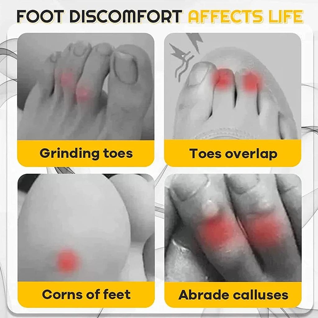 3-10PCs Toe Protector Soft Silicone Breathable Foot Corns Blisters Toe Cap Cover Foot Care Tool Anti-Friction Toe Separators