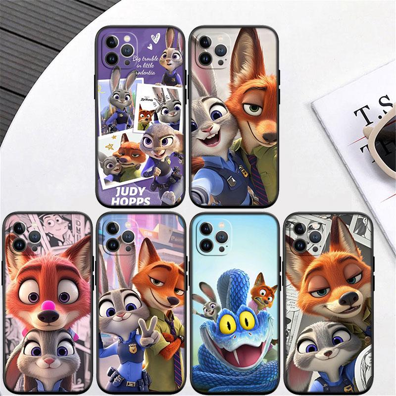 Zootopia Disney Phone Case for Motorola Moto Edge 60 60s 70 G86 G56 G54 E14 G04S G45 G54 G64 Pro Power Neo Fusion