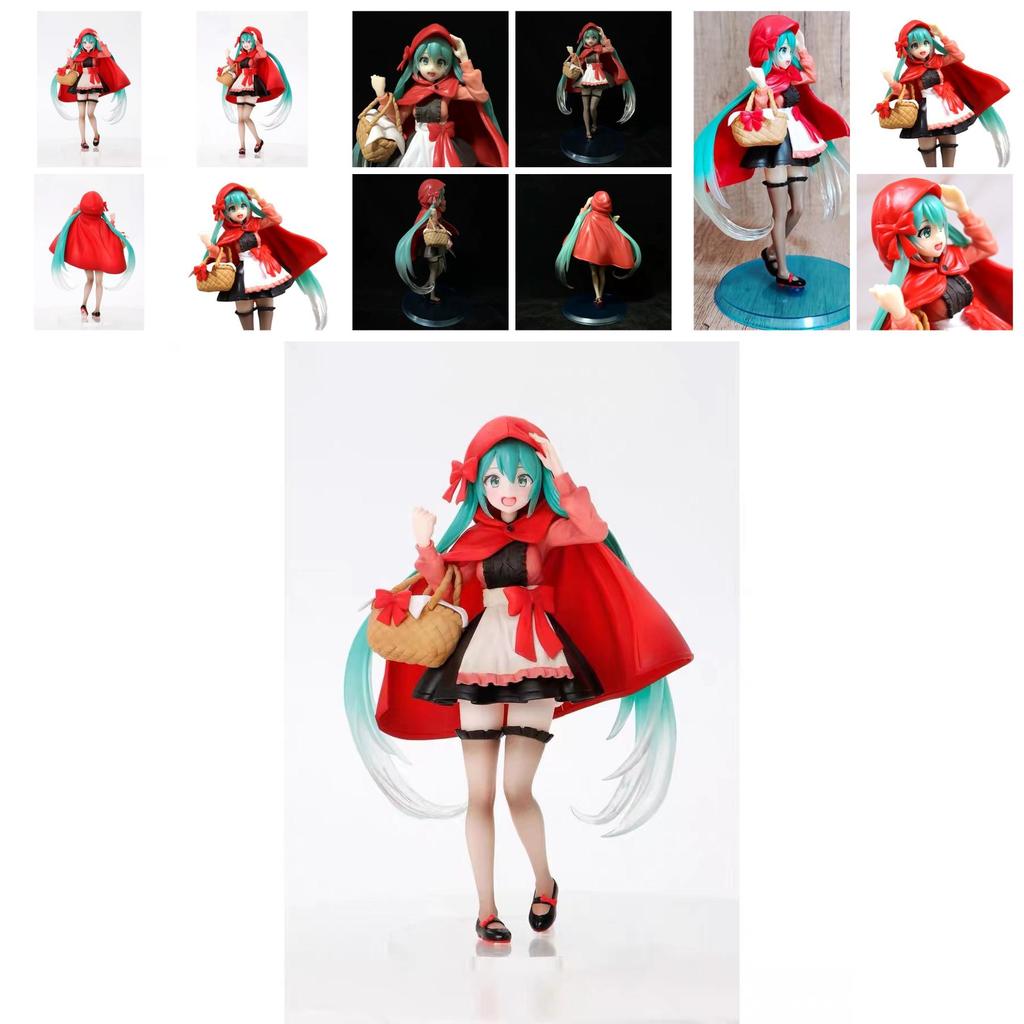 Lifelike Hatsune Miku Little Red Riding Hood Figure Toy Model Perfect Home Decoration Great Gift For Anime Lovers