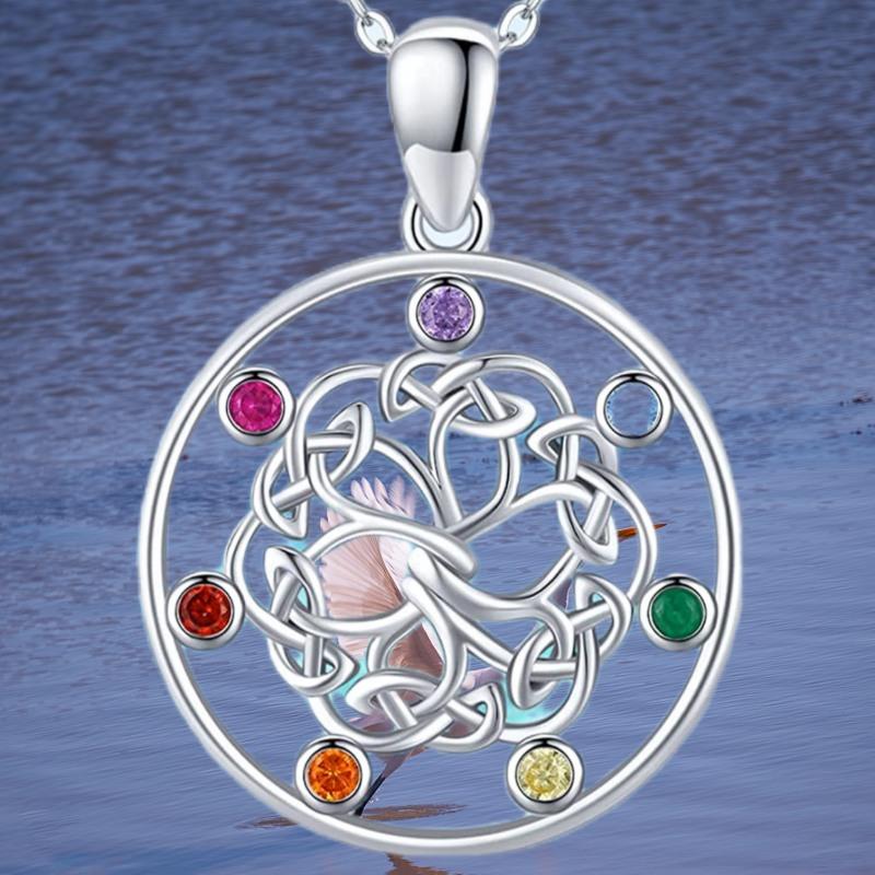 

Модное ожерелье с подвеской «Древо жизни»