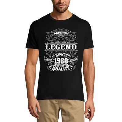 Men's T-Shirt Vintage Premium Legend Since 1968  - 52nd Birthday Gift Tee Shirt