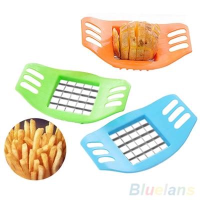 Edelstahl Kartoffelschneider Pommes Frites Form Gerät Gemüsekartoffelschneider Hobel